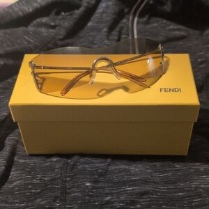 Fendi Sunglasses with Amber Lens